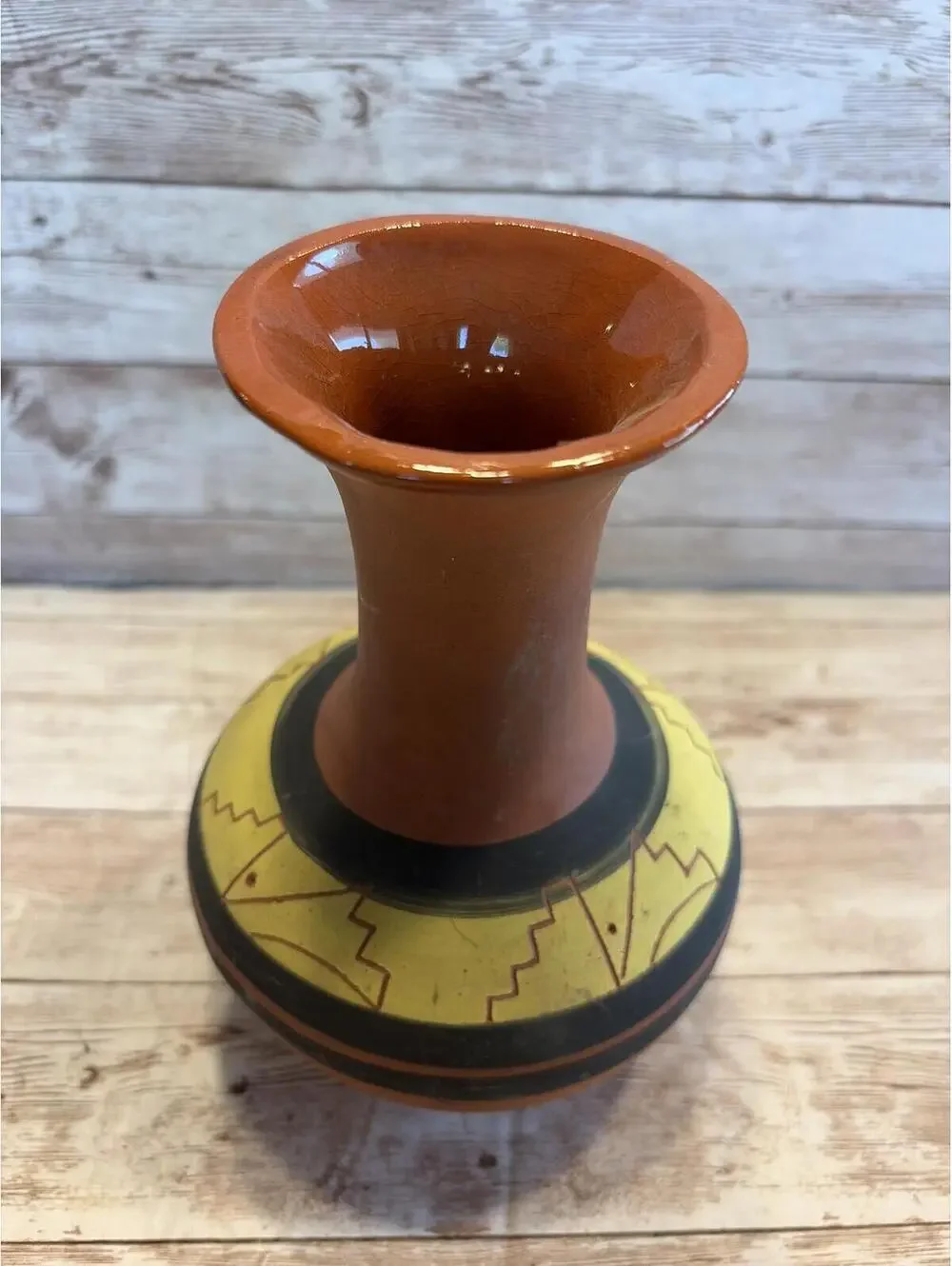 Ute Mt. Tribe A.J. Taylor Native American Handcrafted Vase